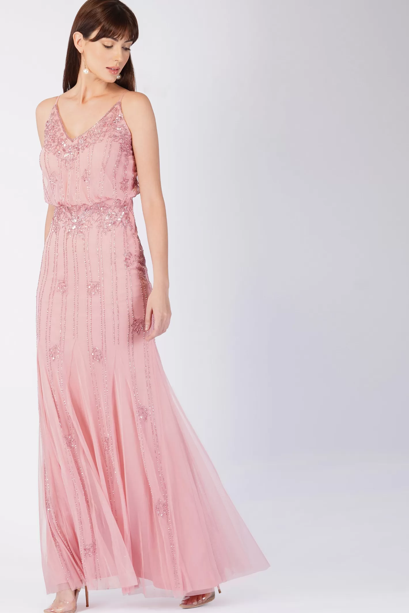 Sale Keeva Dusty Pink Bridesmaid Dress Women Maxi Dresses