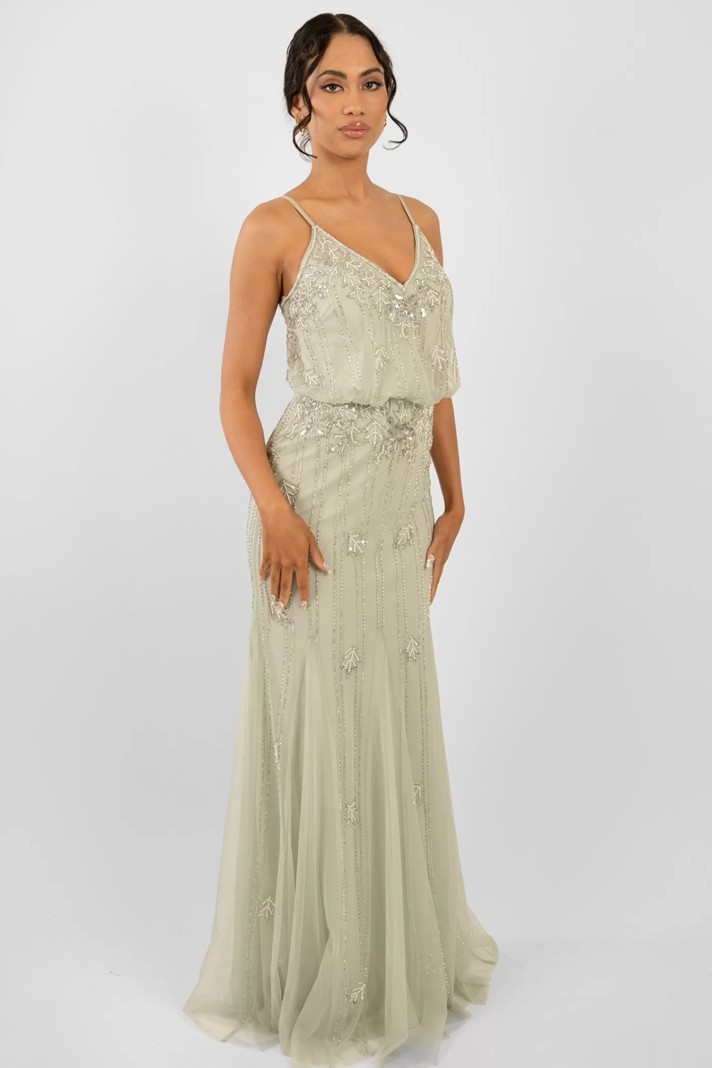 Store Keeva Pale Aqua Bridesmaid Dress Women Maxi Dresses