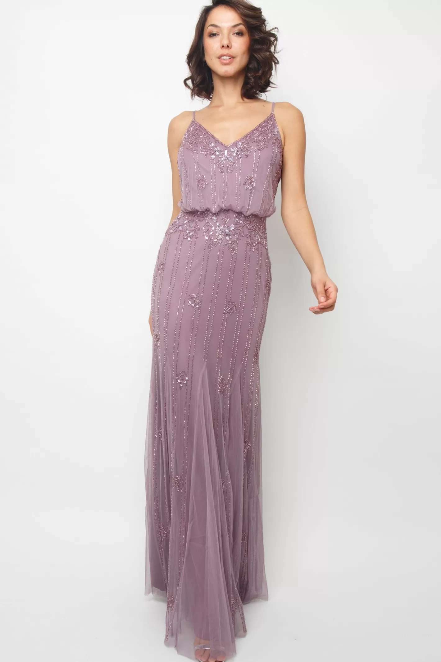 Sale Keeva Purple Bridesmaid Dress Women Maxi Dresses