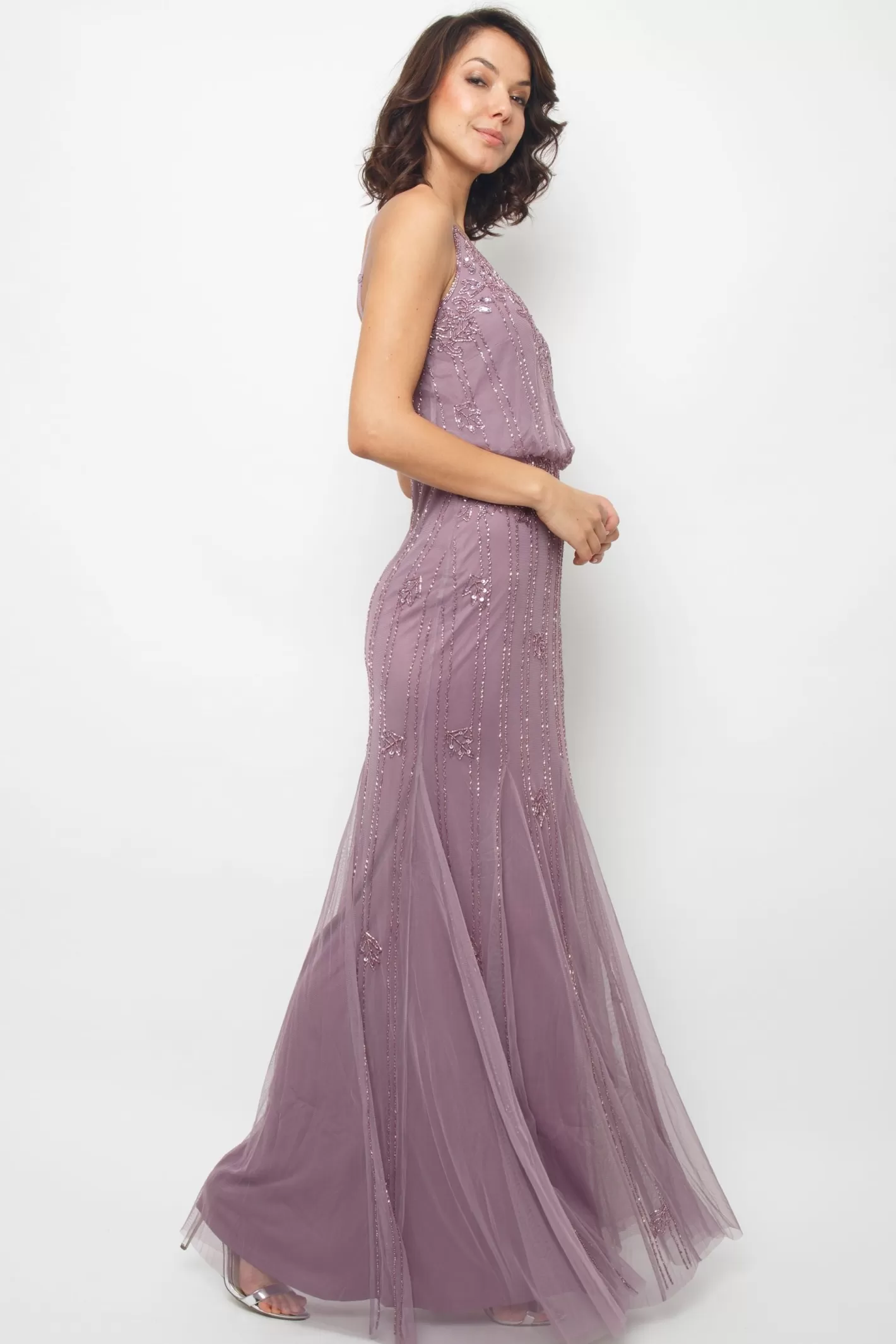 Sale Keeva Purple Bridesmaid Dress Women Maxi Dresses