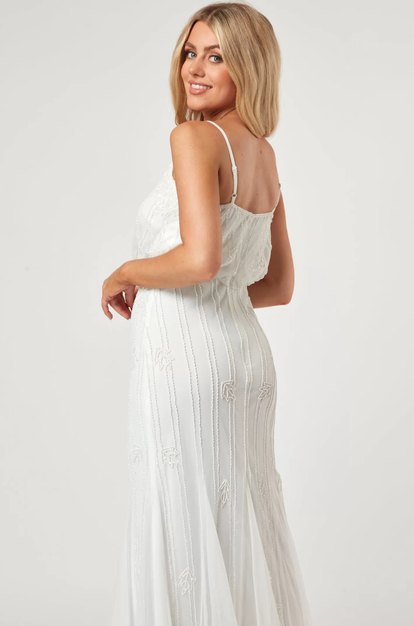 Hot Keeva Wedding Dress In White Women Maxi Dresses