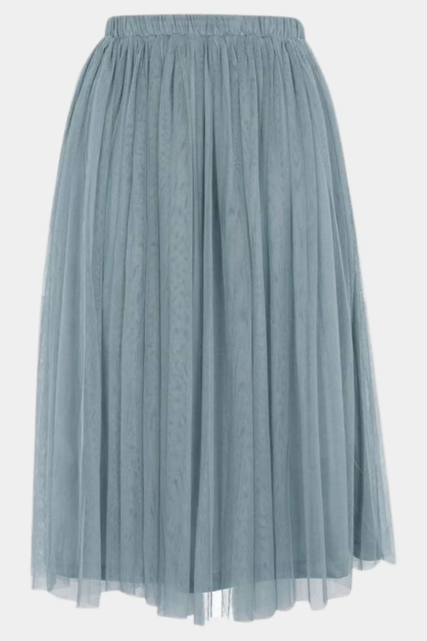 Flash Sale Merlin Teal Tulle Midi Skirt Women Skirts