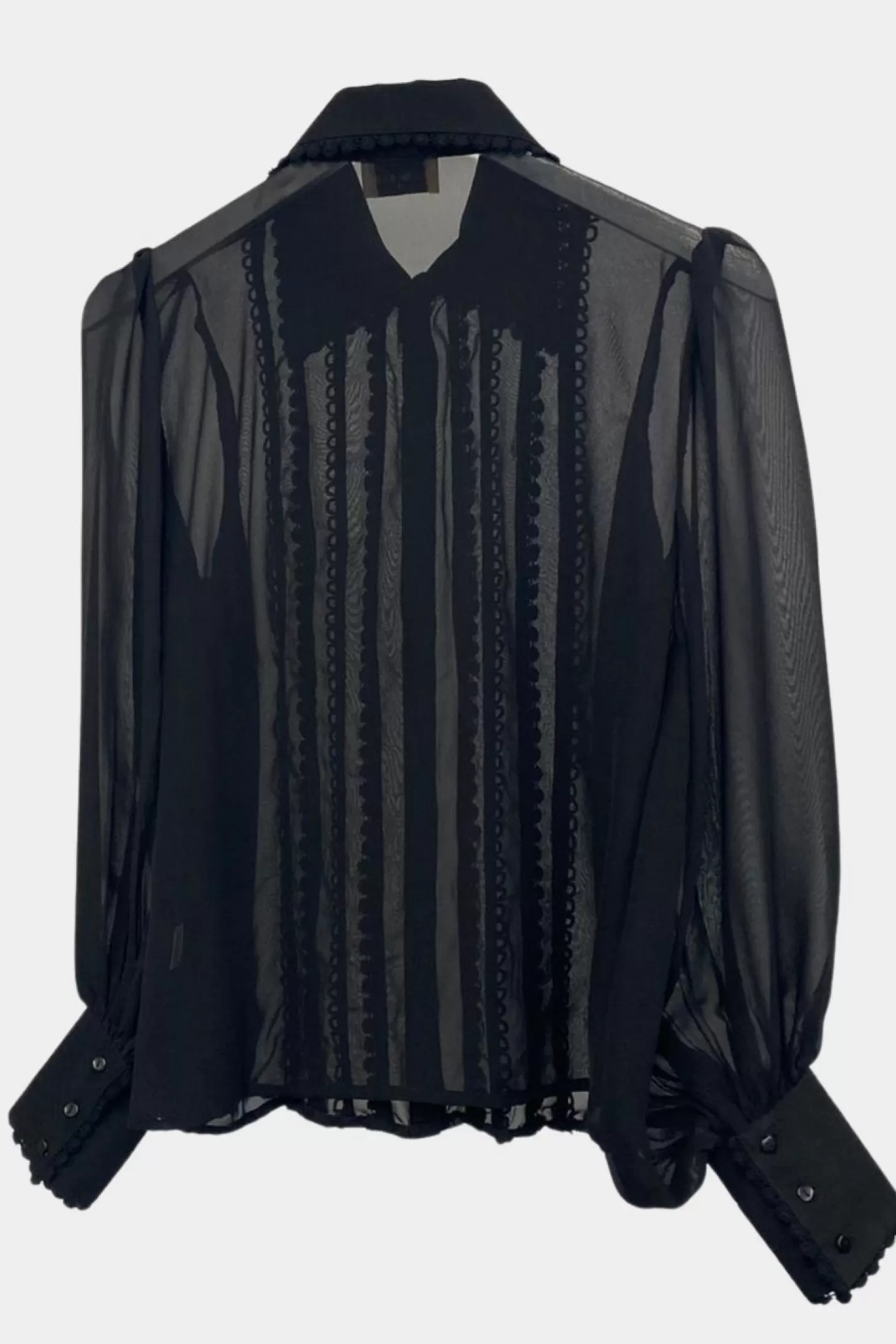 Sale Raquesh Pretty Black Blouse Women Tops